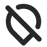 Location Pin Off SVG Icon